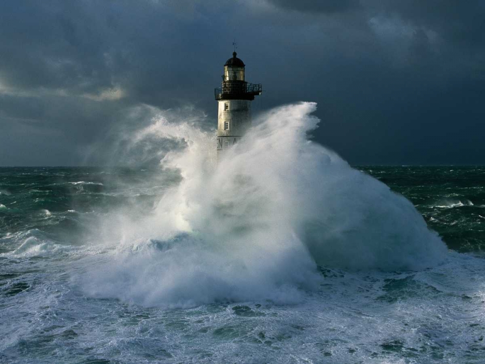 Phare d Ar-Men art print by Jean Guichard for $57.95 CAD