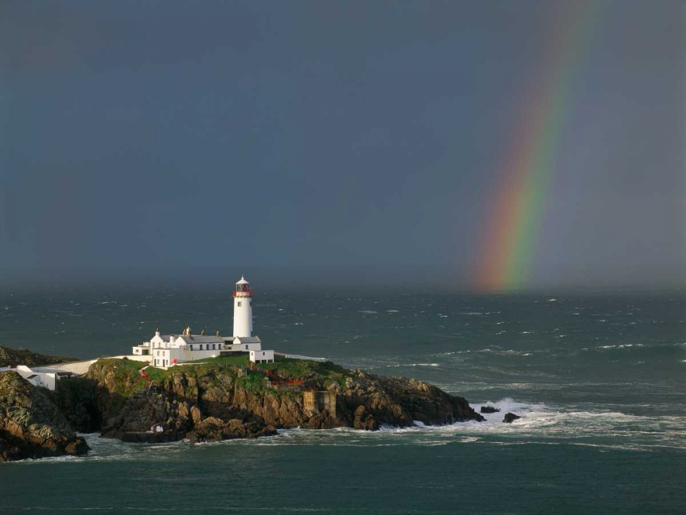 Rainbow over Fanad-Head Ireland art print by Jean Guichard for $57.95 CAD