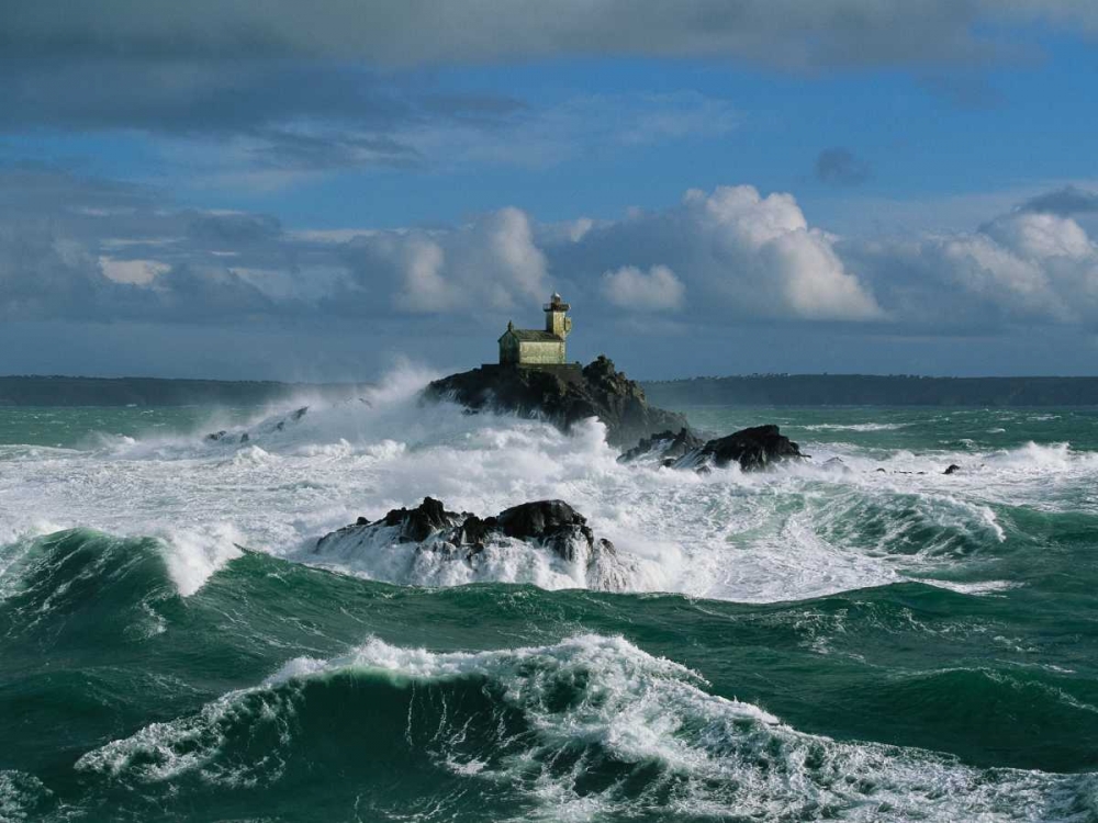 Phare de Tevennec mer dâ€™Iroise art print by Jean Guichard for $57.95 CAD