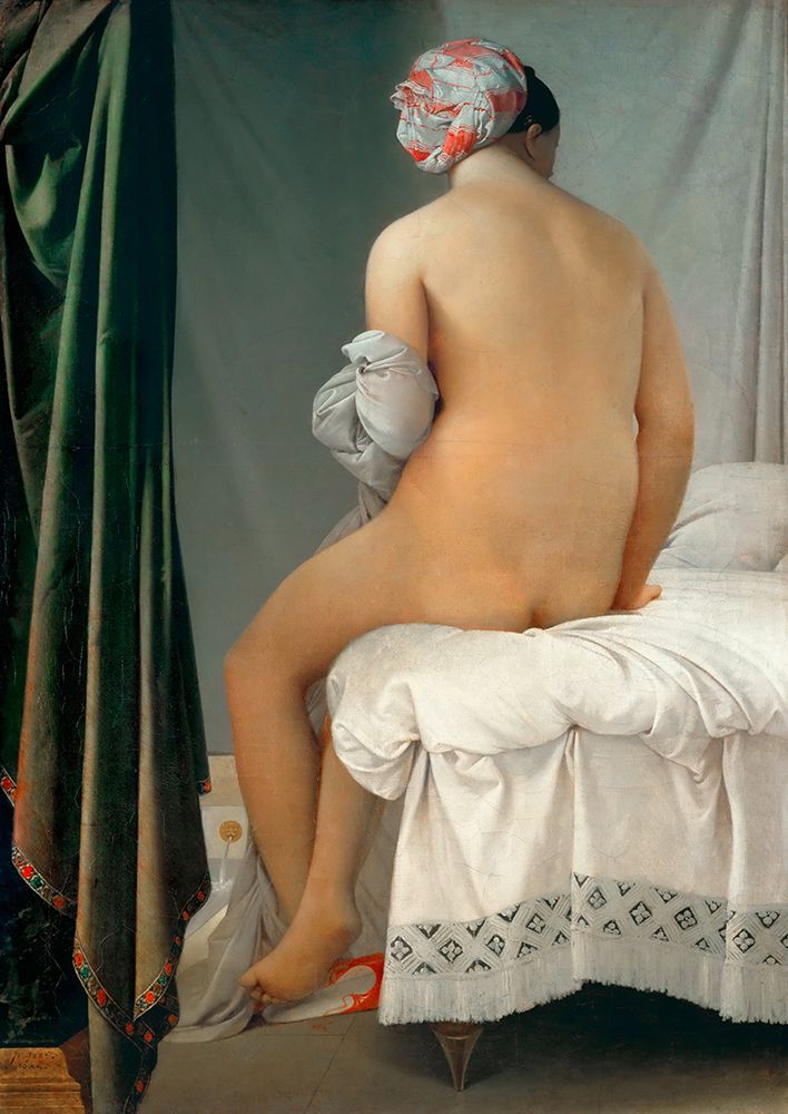 La Baigneuse Valpincon art print by Jean-Auguste-Dominique Ingres for $57.95 CAD