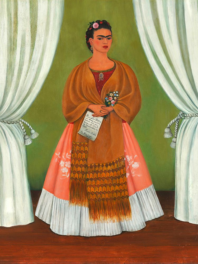 Self-Portrait Dedicated to Leon Trotsky, 1937 art print by Frida Kahlo for $57.95 CAD