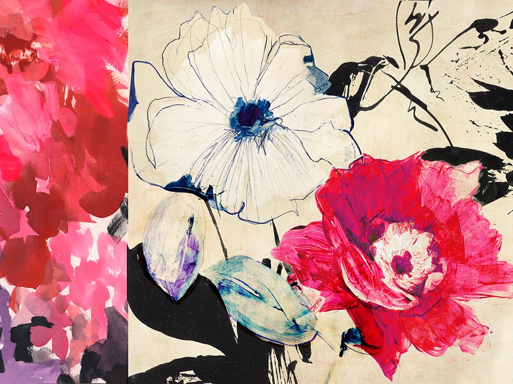 Happy Floral Composition II art print by Kelly Parr for $57.95 CAD