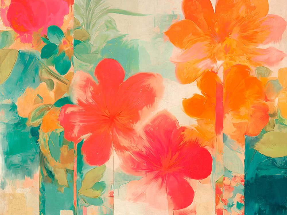 Floral Panel #1 (detail) art print by Kelly Parr for $57.95 CAD