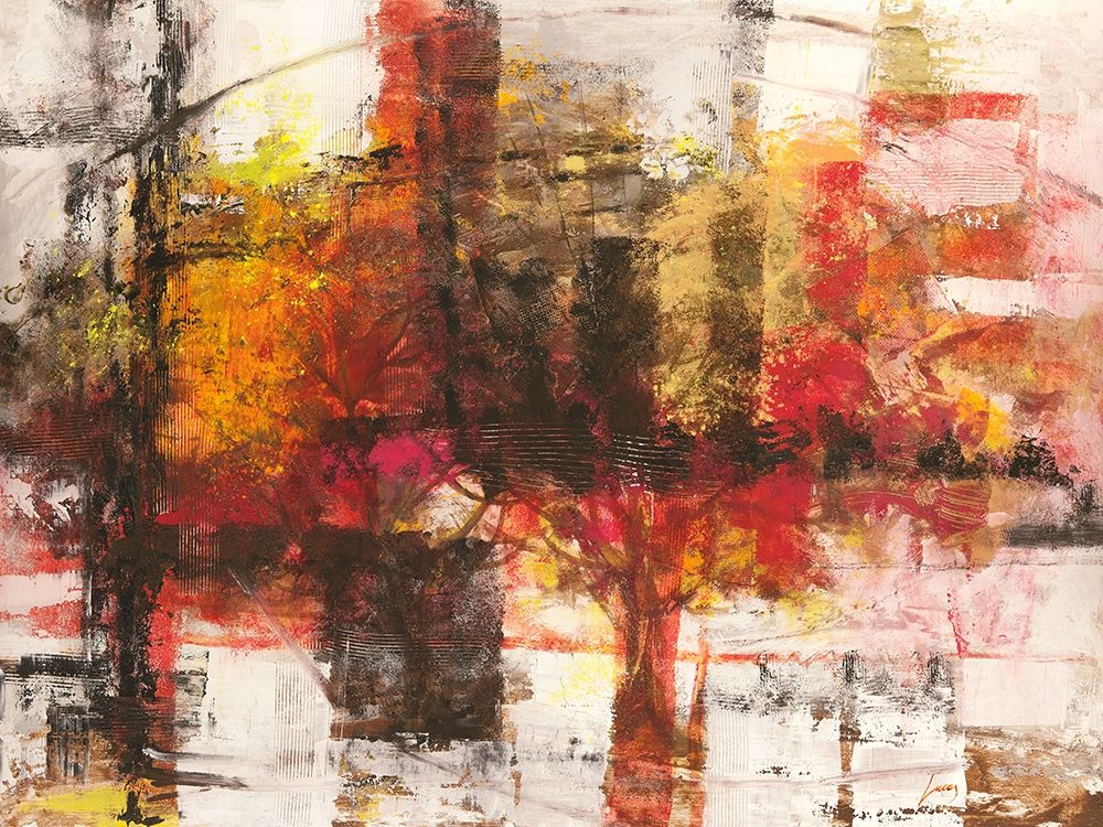 Astratto cremisi art print by Lucas for $57.95 CAD