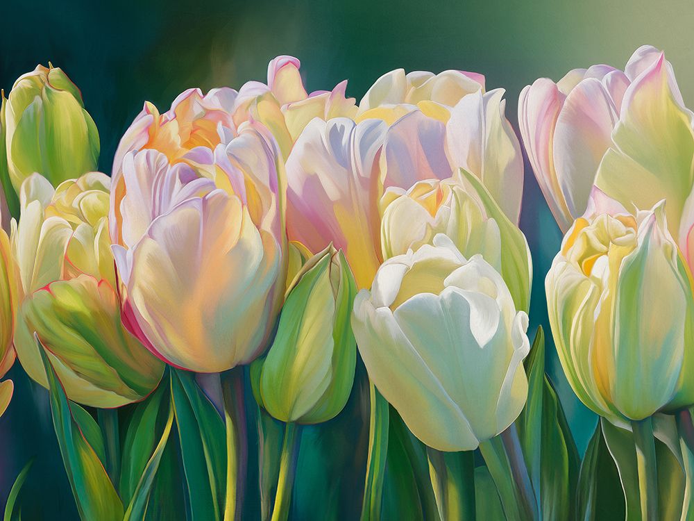 Field of Tulips (detail) art print by Luca Villa for $57.95 CAD