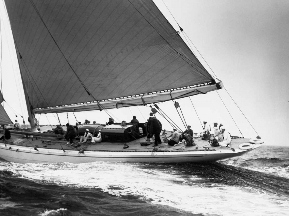 Yankee Cruising on East Coast 1936 art print by Edwin Levick for $57.95 CAD