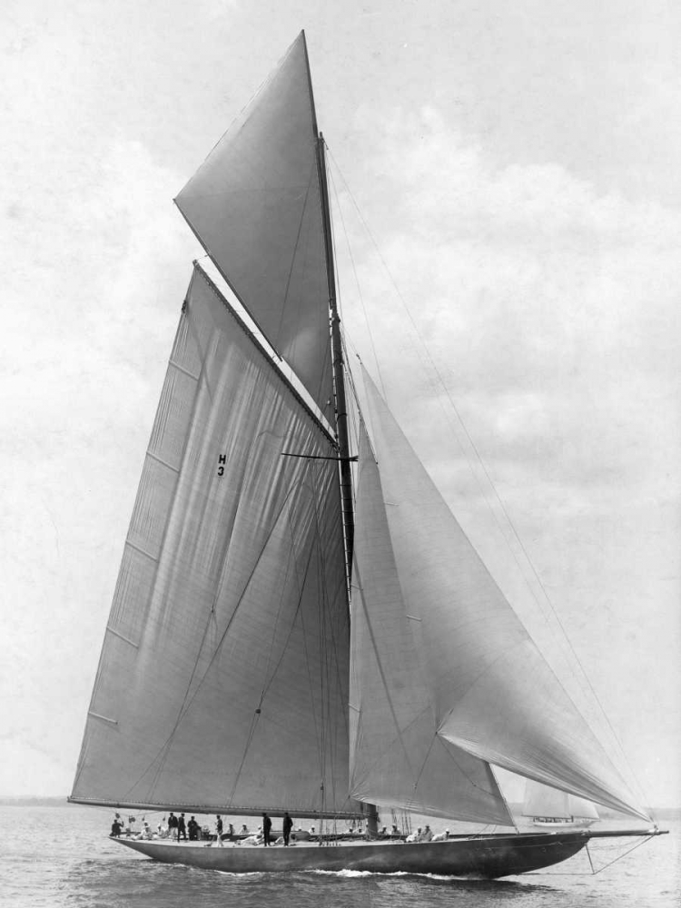The Vanitie During the Americas Cup 1910 art print by Edwin Levick for $57.95 CAD