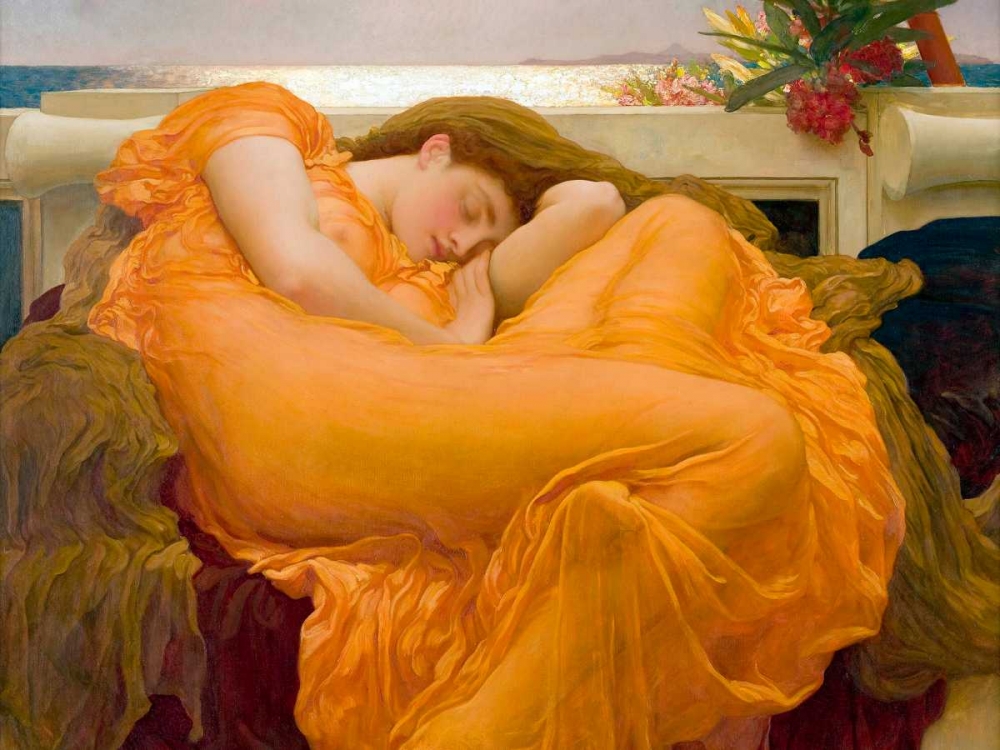 Flaming June art print by Frederic Leighton for $57.95 CAD
