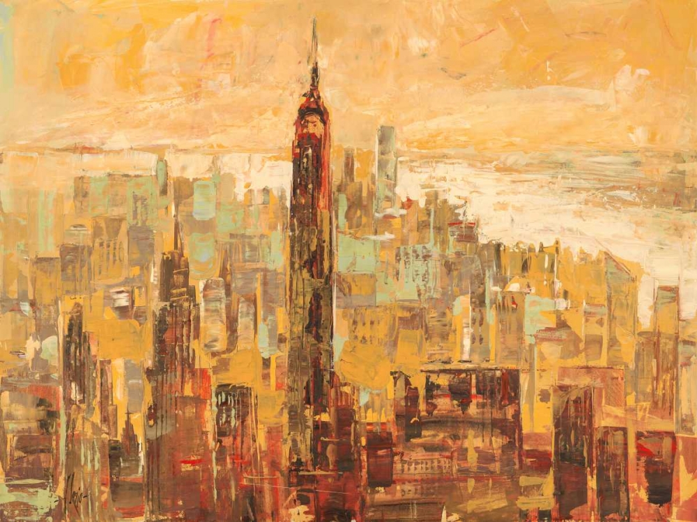Tramonto su Manhattan art print by Luigi Florio for $57.95 CAD