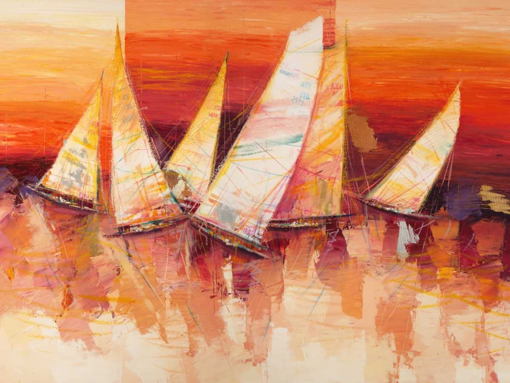 Vele all├óΓé¼Γäóorizzonte art print by Luigi Florio for $57.95 CAD