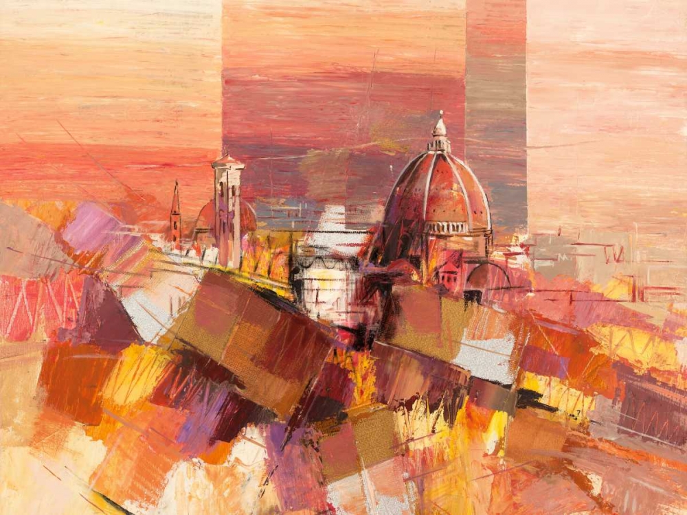 Firenze astratta art print by Luigi Florio for $57.95 CAD