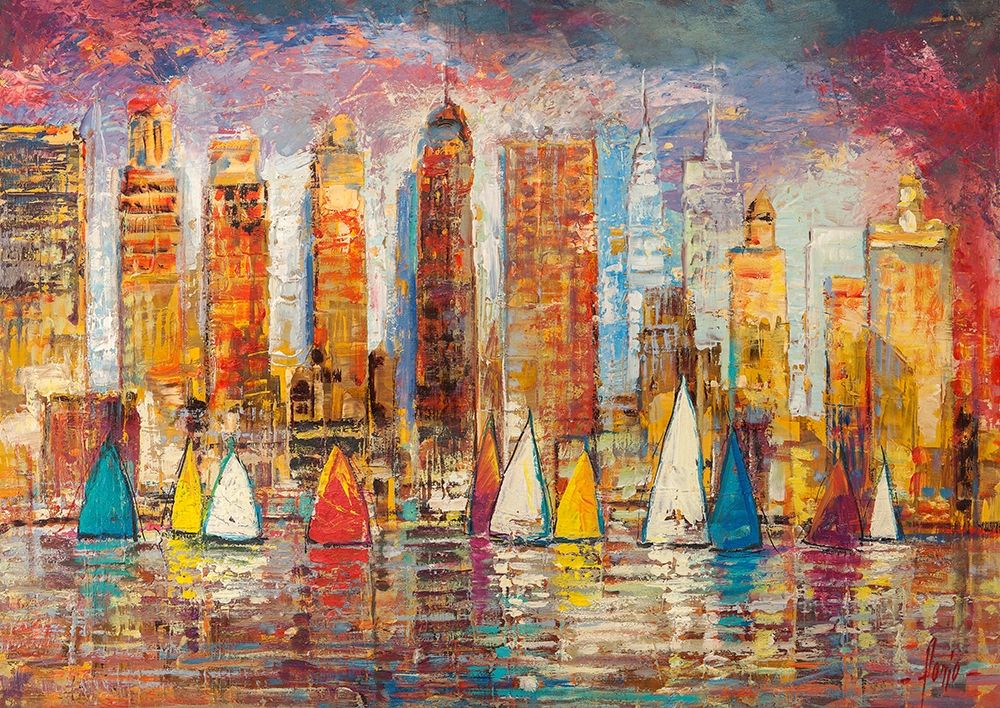 Vele a New York art print by Luigi Florio for $57.95 CAD