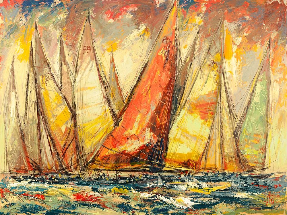 Grande Regata art print by Luigi Florio for $57.95 CAD