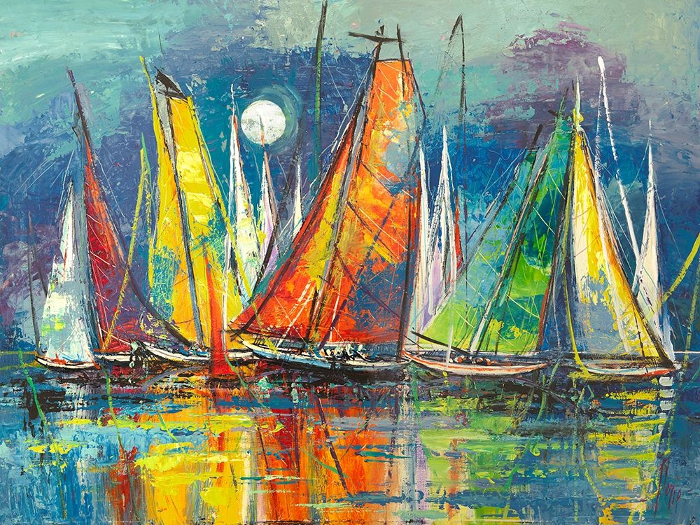 Regata notturna art print by Luigi Florio for $57.95 CAD