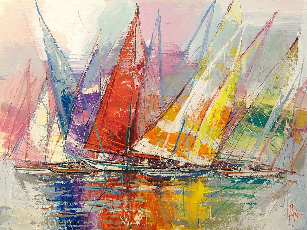 Vele riflesse art print by Luigi Florio for $57.95 CAD