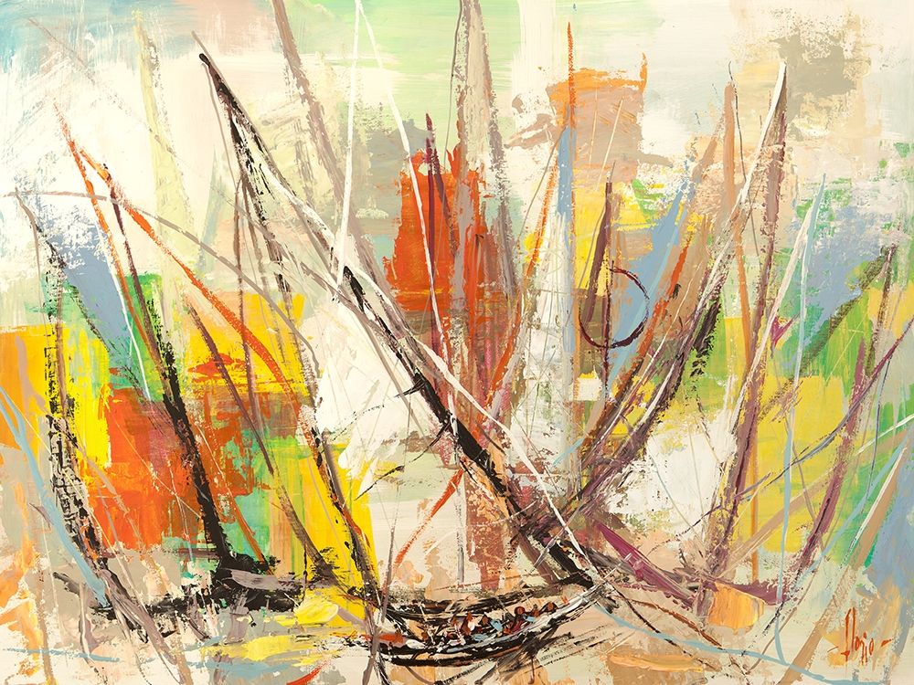 DInamismo di una regata art print by Luigi Florio for $57.95 CAD