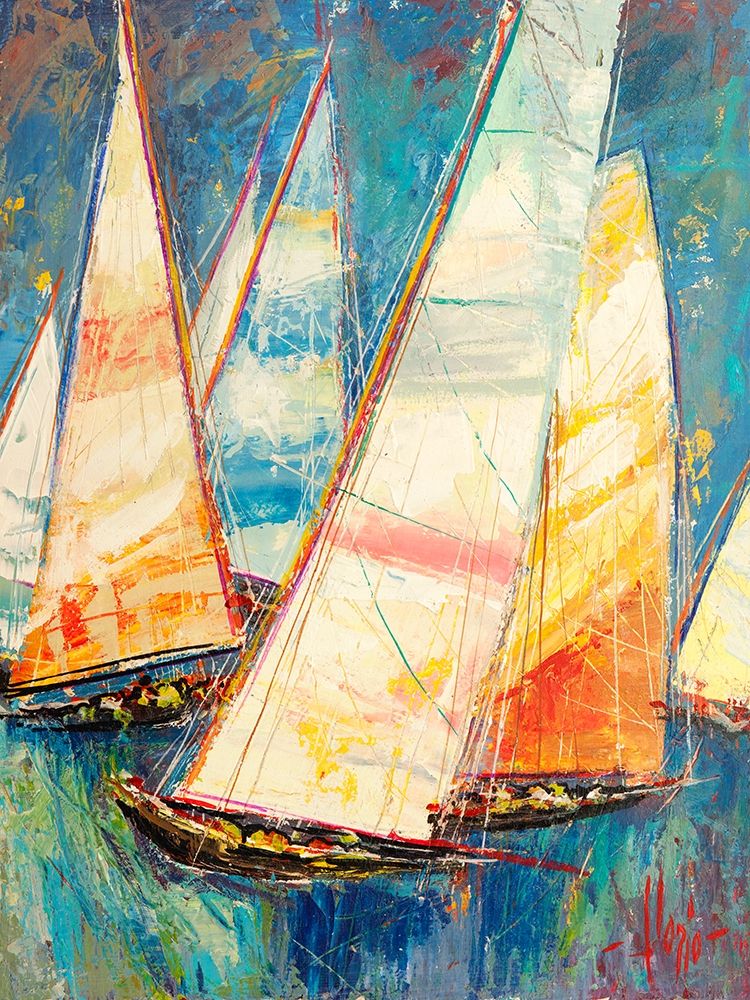 Vele a colori II art print by Luigi Florio for $57.95 CAD