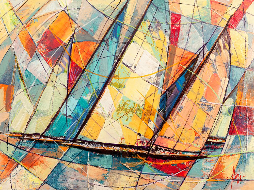 Regata futurista art print by Luigi Florio for $57.95 CAD