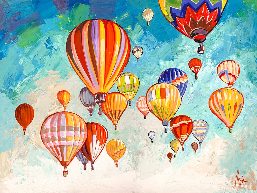 Danza di mongolfiere art print by Luigi Florio for $57.95 CAD