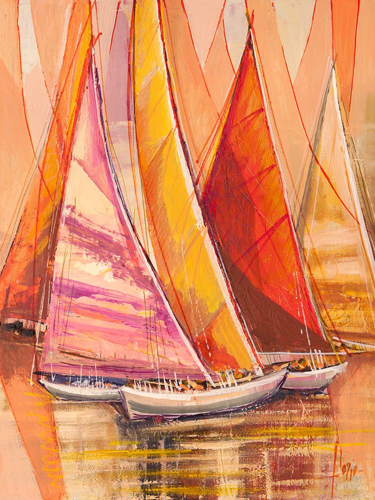 Vele nel sole art print by Luigi Florio for $57.95 CAD