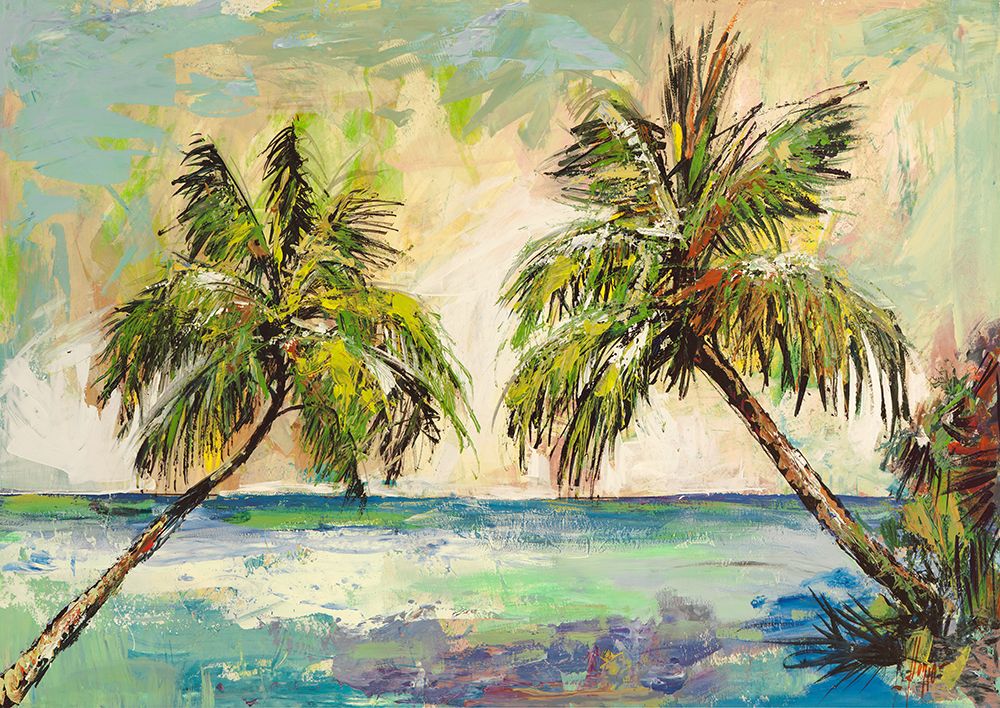 Palme nel sole (detail) art print by Luigi Florio for $57.95 CAD