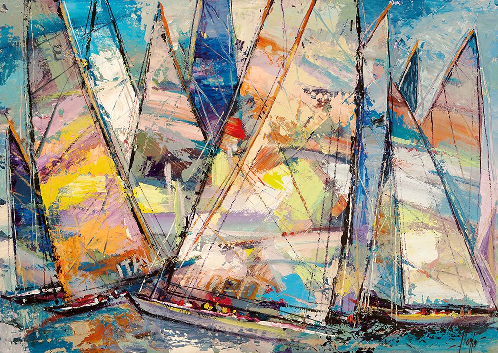 Vele nel vento art print by Luigi Florio for $57.95 CAD