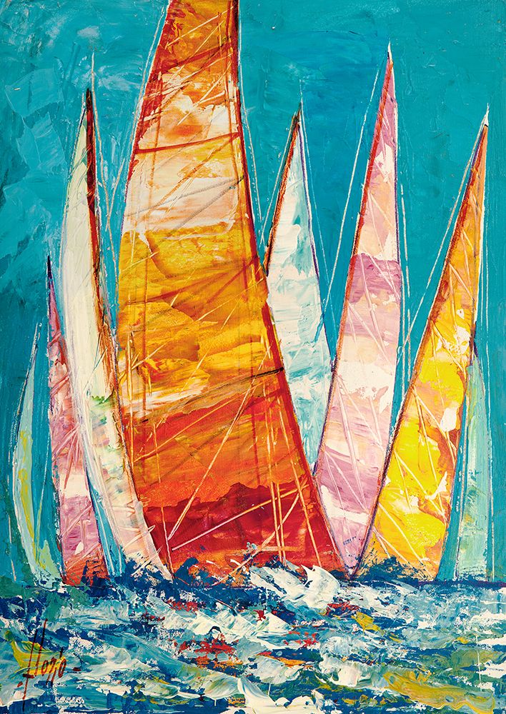 Regata colorata art print by Luigi Florio for $57.95 CAD