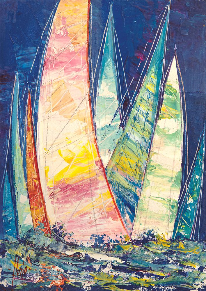 Vele nel blu art print by Luigi Florio for $57.95 CAD