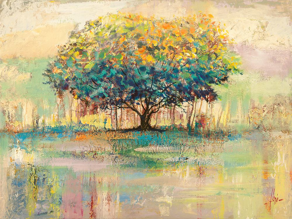 Albero colorato art print by Luigi Florio for $57.95 CAD