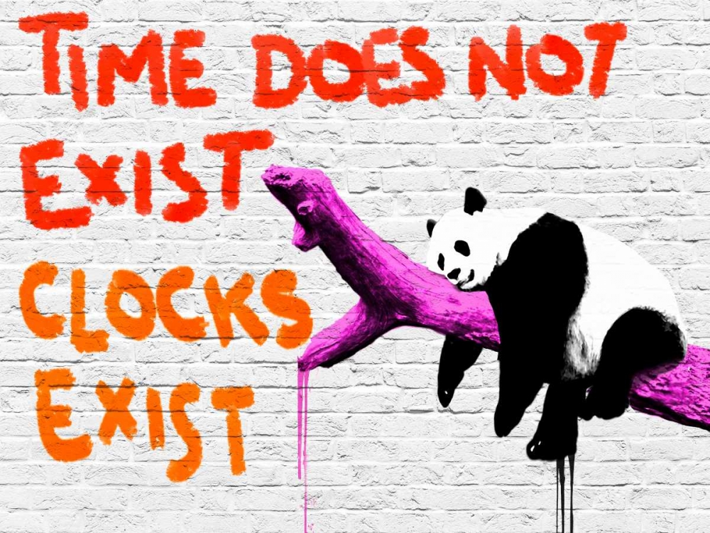 Time does not exist art print by Masterfunk collective for $57.95 CAD