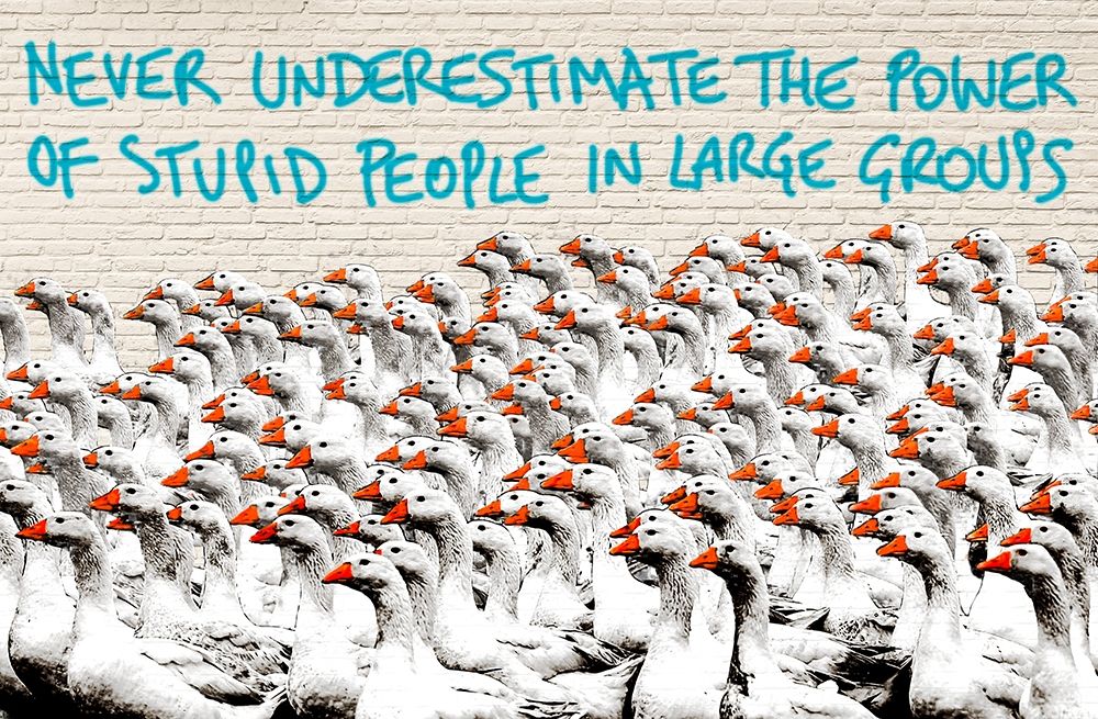 Never Underestimate... art print by Masterfunk Collective for $57.95 CAD