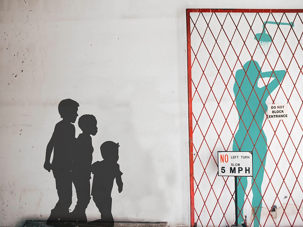 Peeping In art print by Masterfunk Collective for $57.95 CAD