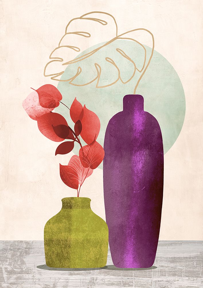 Modern Ikebana IV art print by Sayaka Miko for $57.95 CAD