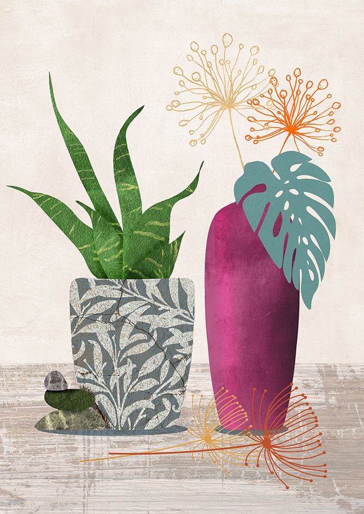 Modern Ikebana VI art print by Sayaka Miko for $57.95 CAD