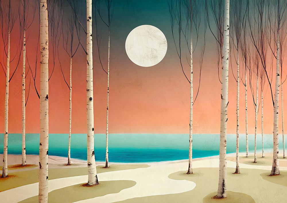 Moonlight Calm art print by Sayaka Miko for $57.95 CAD