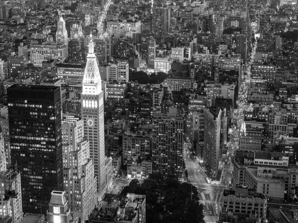 Aerial view of Manhattan, NYC art print by Michel Setboun for $57.95 CAD