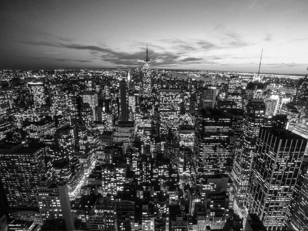 Manhattan Skyline with the Empire State Building, NYC art print by Michel Setboun for $57.95 CAD