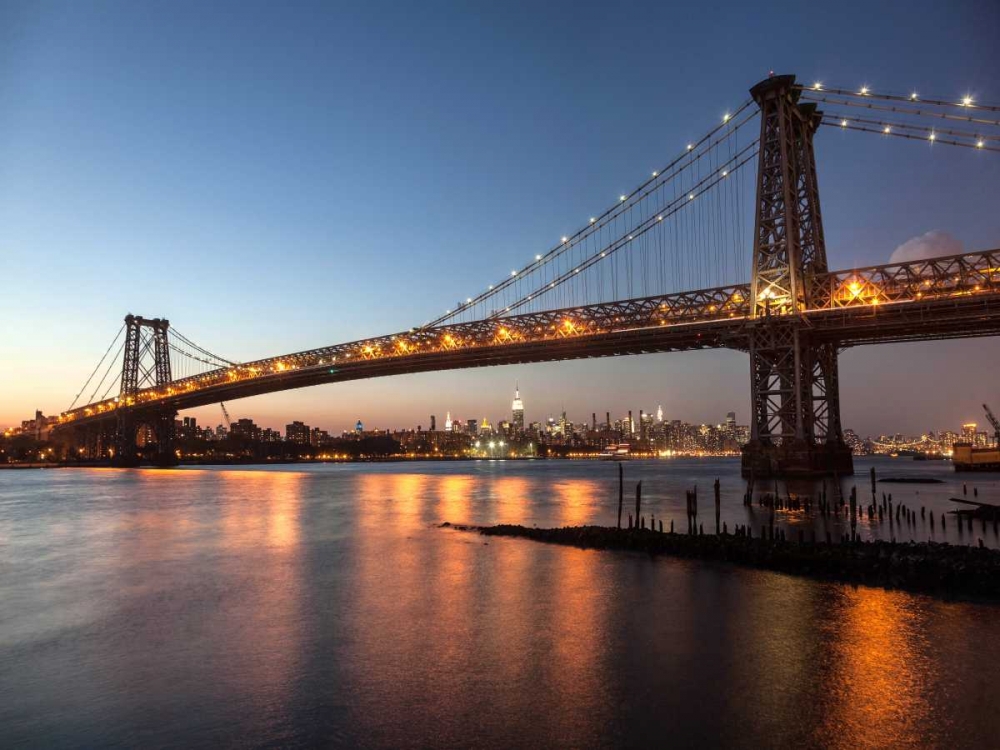 Queensboro Bridge and Manhattan from Brooklyn, NYC art print by Michel Setboun for $57.95 CAD