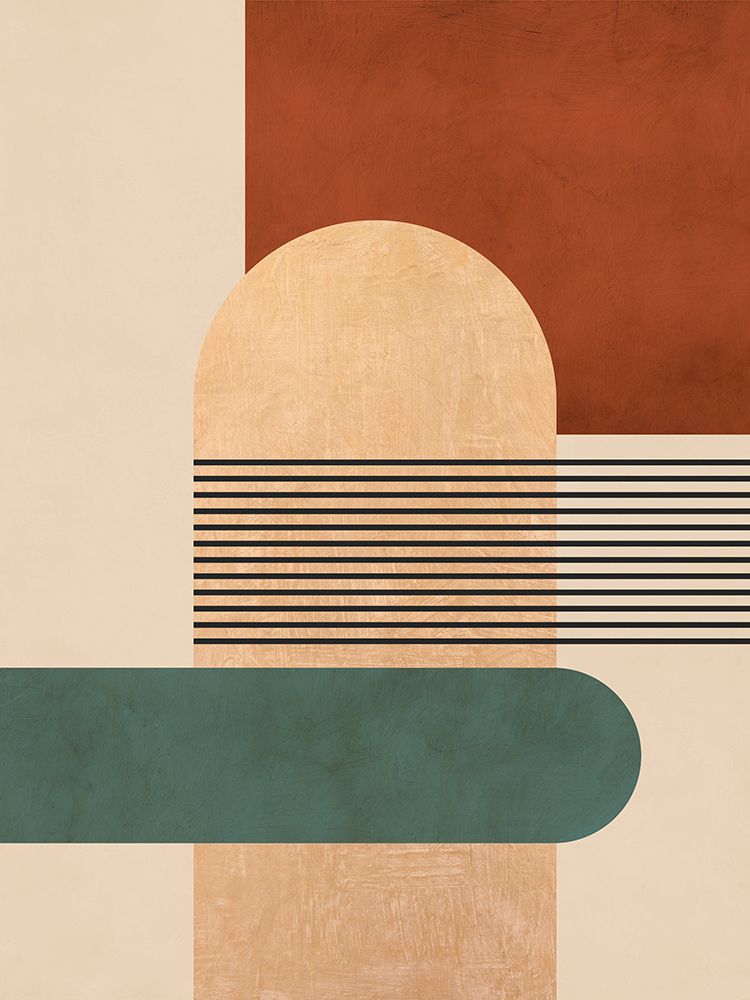 Modernist Composition VI art print by Sandro Nava for $57.95 CAD