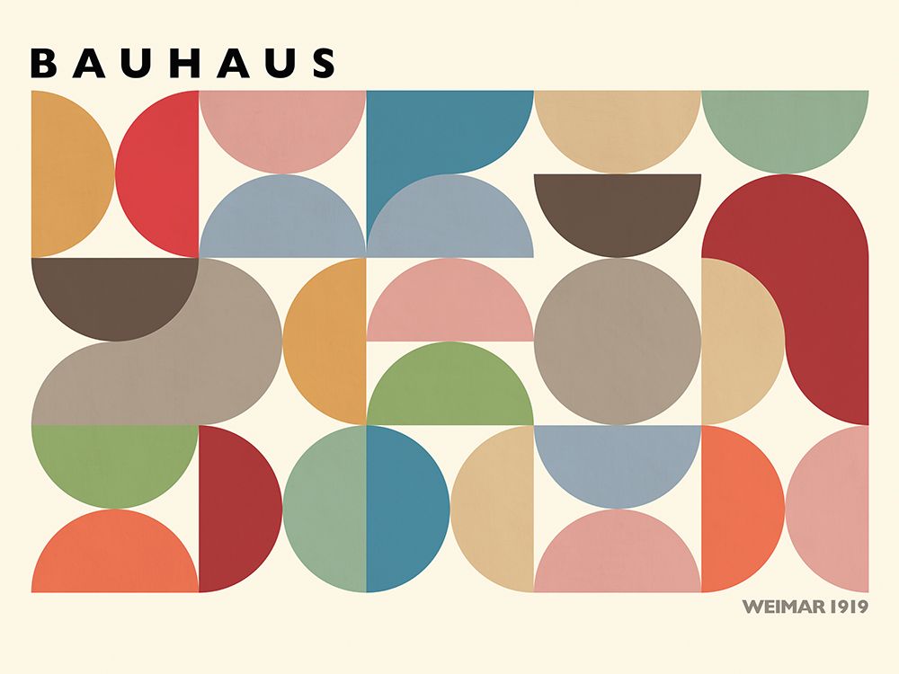Hommage to Bauhaus (detail) art print by Sandro Nava for $57.95 CAD