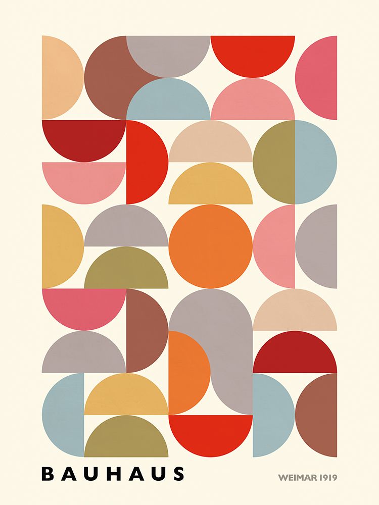 Hommage to Bauhaus IV art print by Sandro Nava for $57.95 CAD