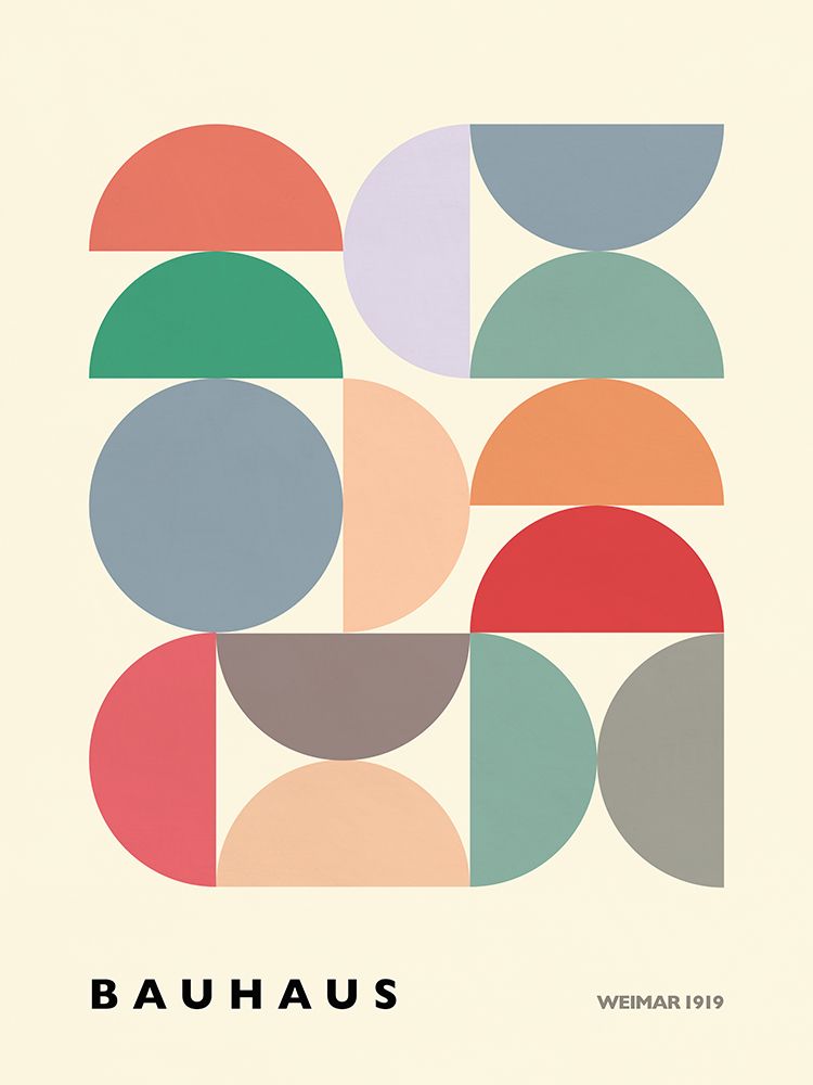 Hommage to Bauhaus V art print by Sandro Nava for $57.95 CAD