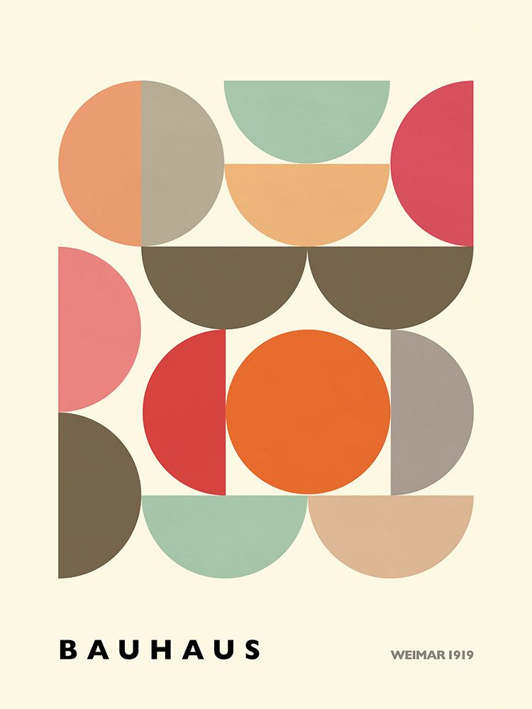 Hommage to Bauhaus VI art print by Sandro Nava for $57.95 CAD