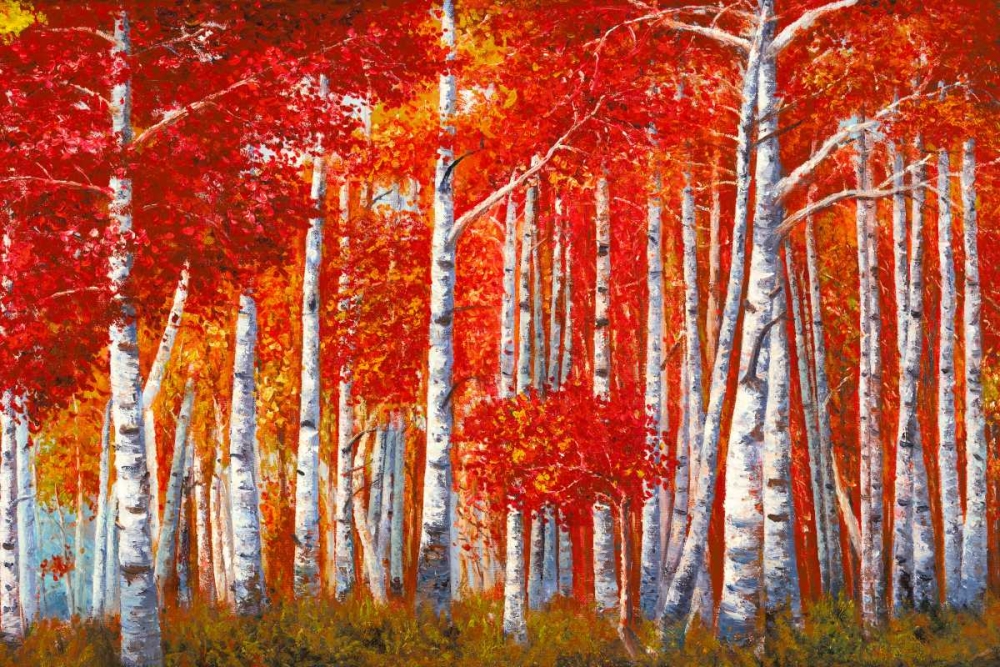 Bosco di betulle art print by Angelo Masera for $57.95 CAD