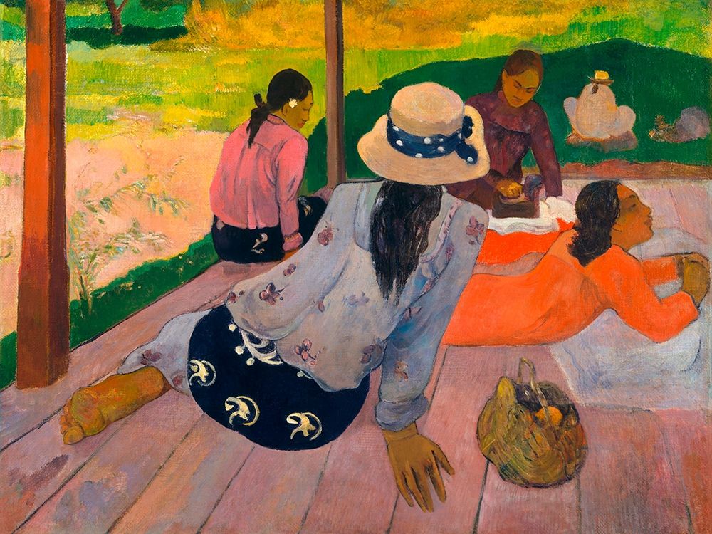 The Siesta art print by Paul Gauguin for $57.95 CAD