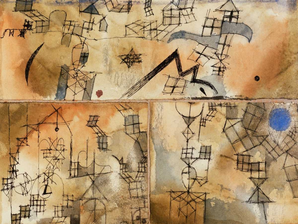 Three-Part Composition art print by Paul Klee for $57.95 CAD