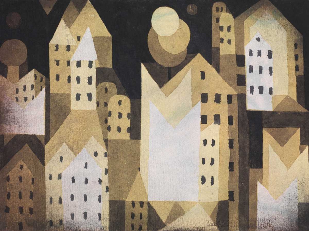Cold City art print by Paul Klee for $57.95 CAD