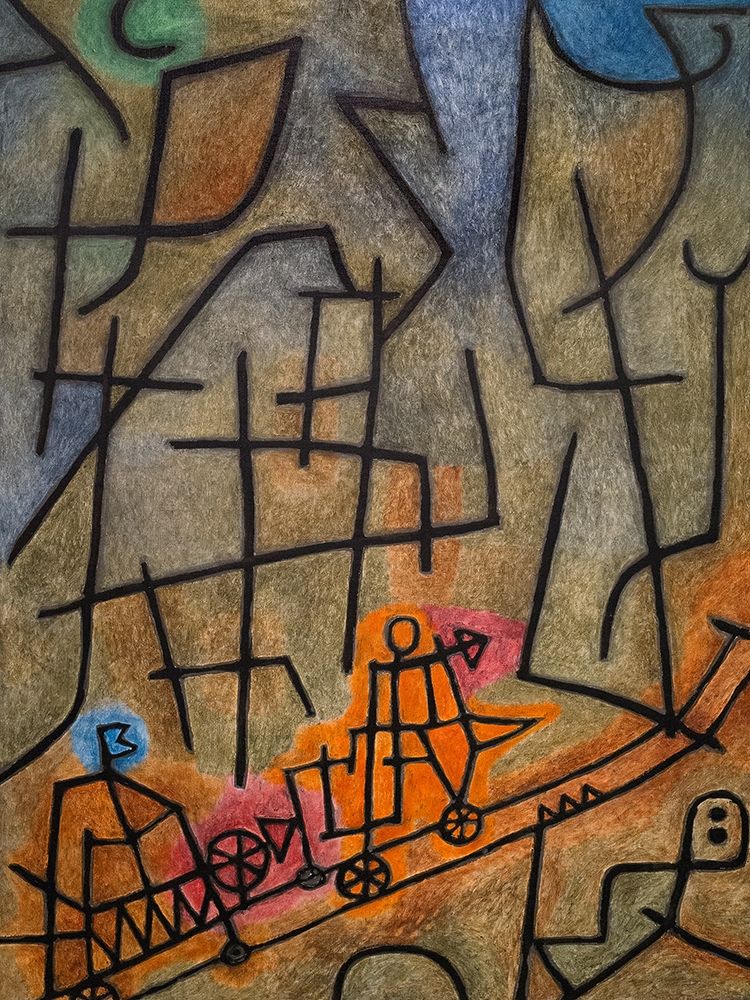 Conquest of the Mountain art print by Paul Klee for $57.95 CAD