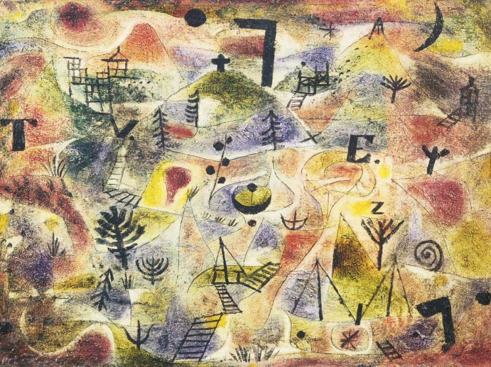 Abstract Painting art print by Paul Klee for $57.95 CAD
