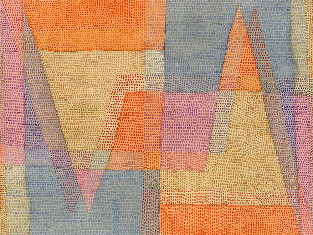 The Light and the Sharpness - 1935 art print by Paul Klee for $57.95 CAD